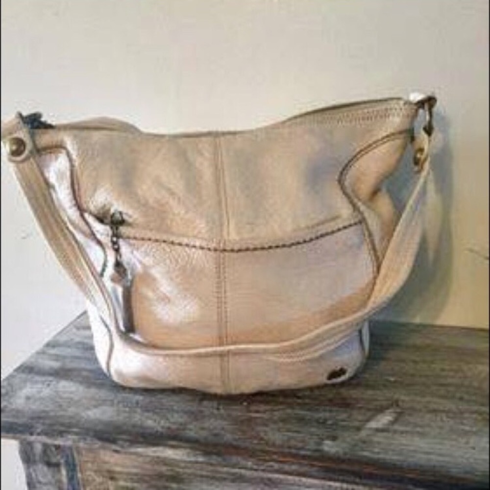 Cream SAK leather purse